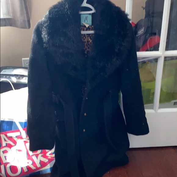 Marciano black wool coat - Picture 2 of 2